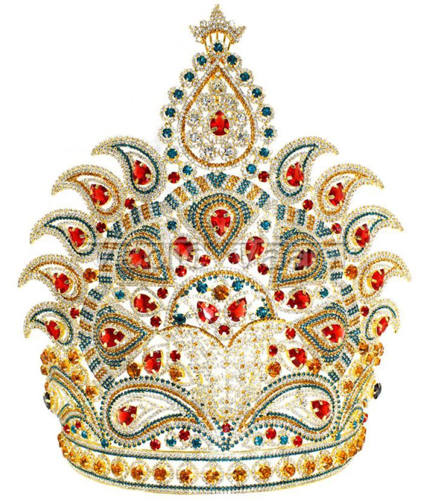 Stone Work God & Goddess Mukut Crown for Shringar Vedic Vaani™: Buy