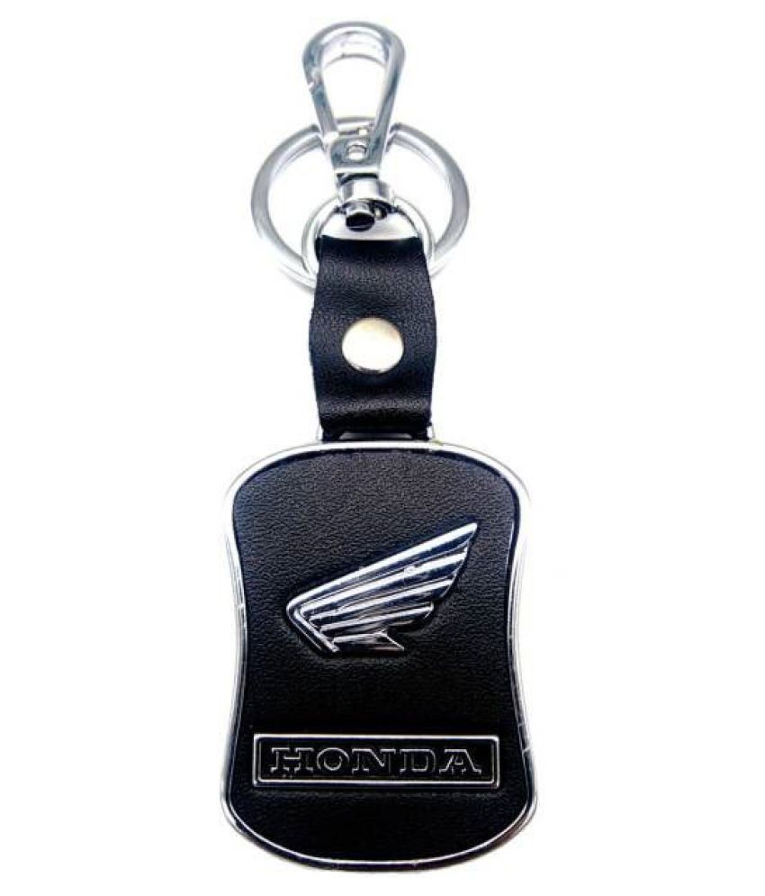     			Honda Leather Metal Hook Locking Key Chain