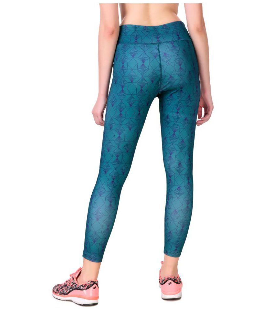 Buy Delta Sports Polyester Tights Green Online at Best Prices in