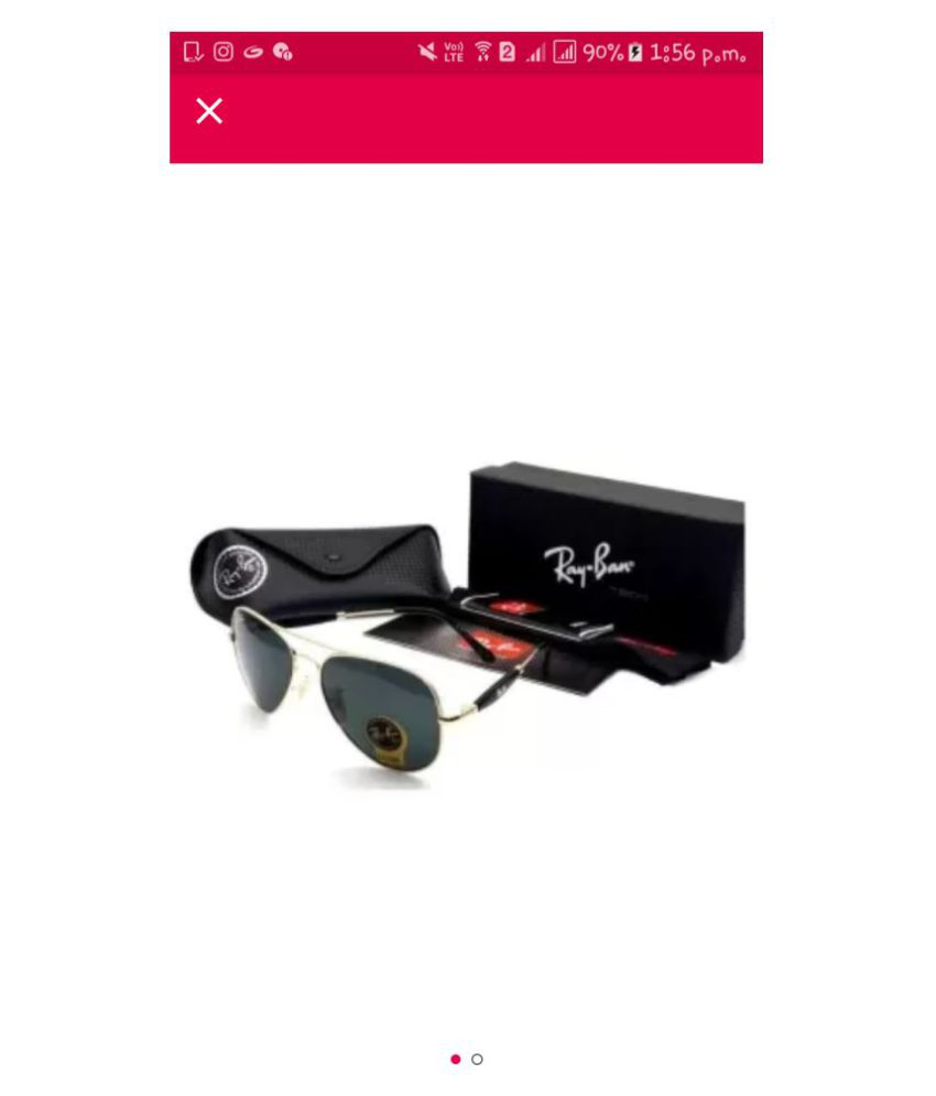 Black Aviator Sunglasses ( RB3515-BLK 