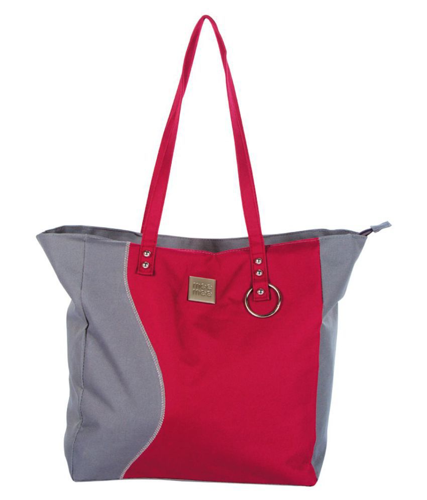    			Mee Mee Red Polyester Diaper Bag ( 47 cm