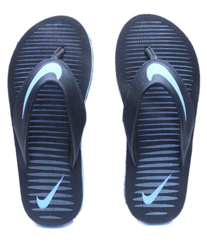 nike blue thong flip flop