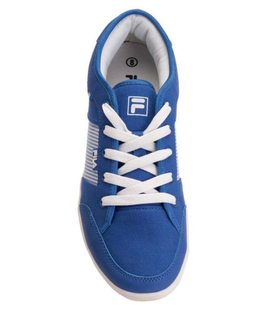 fila blue casual shoes