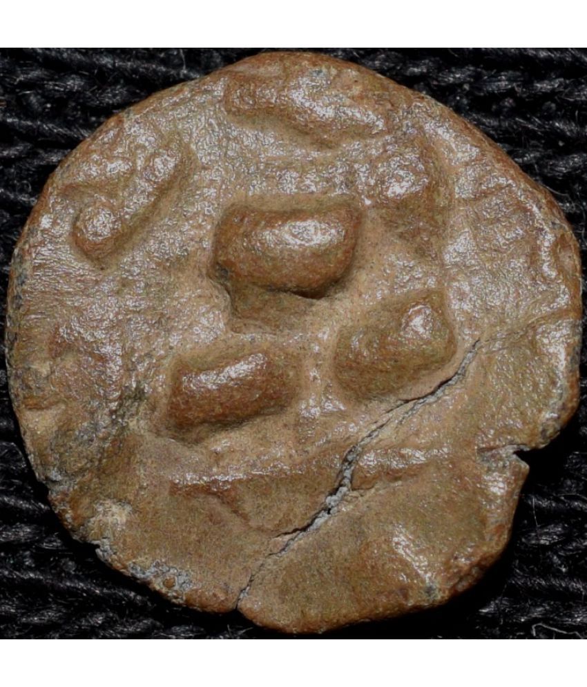 Lead Coin of Yajna Satakarni(100 BC) of Satavahana Dynasty from Nashik ...