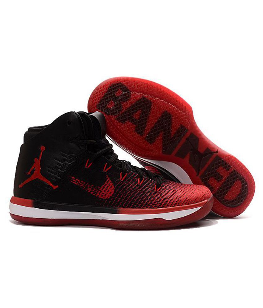 Nike Air Jordan XXXI 31 BANNED Red Black Basketball Shoes ...