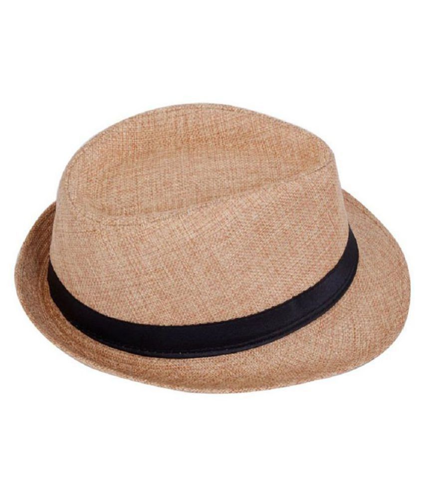 Tahiro Beige Plain Polyester Hats - Buy Online @ Rs. | Snapdeal