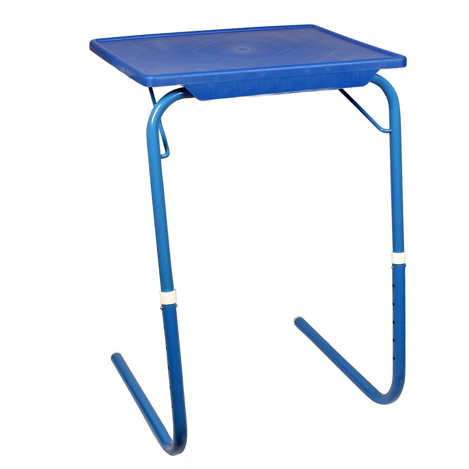 Blue Adjustable Portable Folding Laptop Table/ Study table Mate/Breakfast Table Changing Table ...