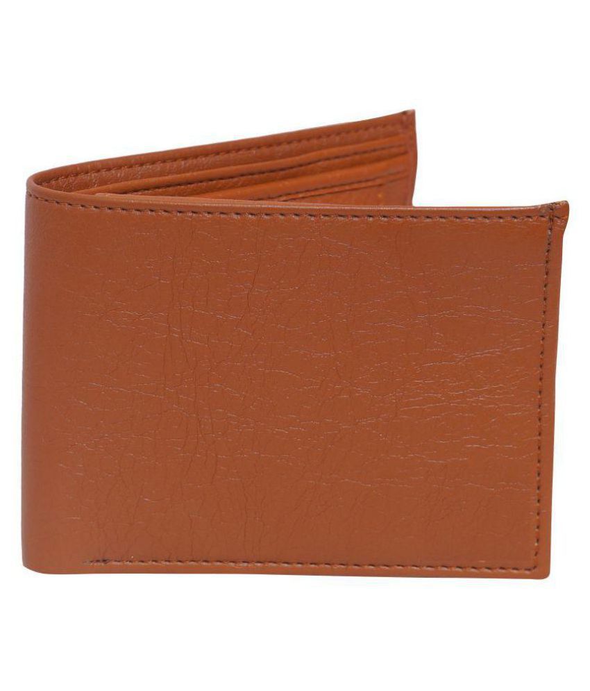     			samtroh - Tan PU Men's Regular Wallet ( Pack of 1 )