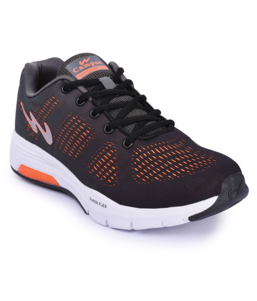 Campus QUANTUM Black Men's Sports Running Shoes Buy Campus QUANTUM