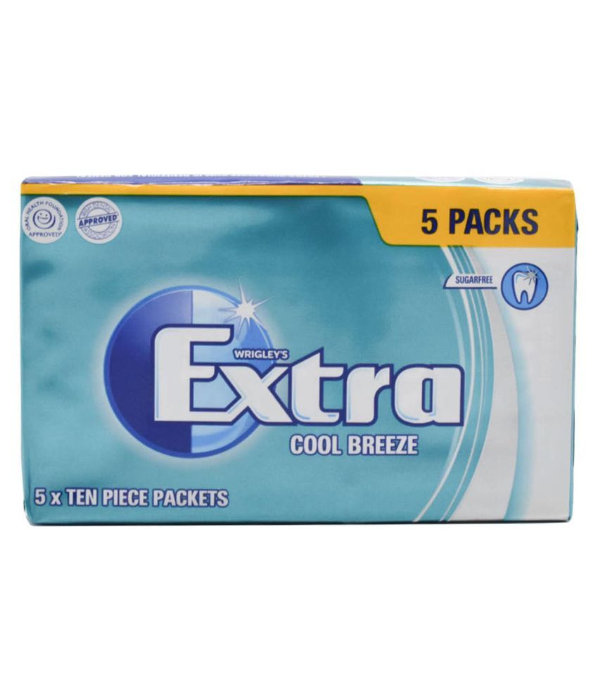 Wrigleys Extra Cool Breeze Bubble Gum 50 No S Buy Wrigleys Extra Cool Breeze Bubble Gum 50 No S At Best Prices In India Snapdeal