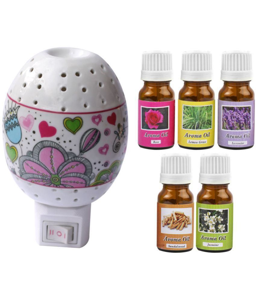 Luxantra Ceramic Aroma Oils & Diffusers Set - Pack Of 6: Buy Luxantra ...