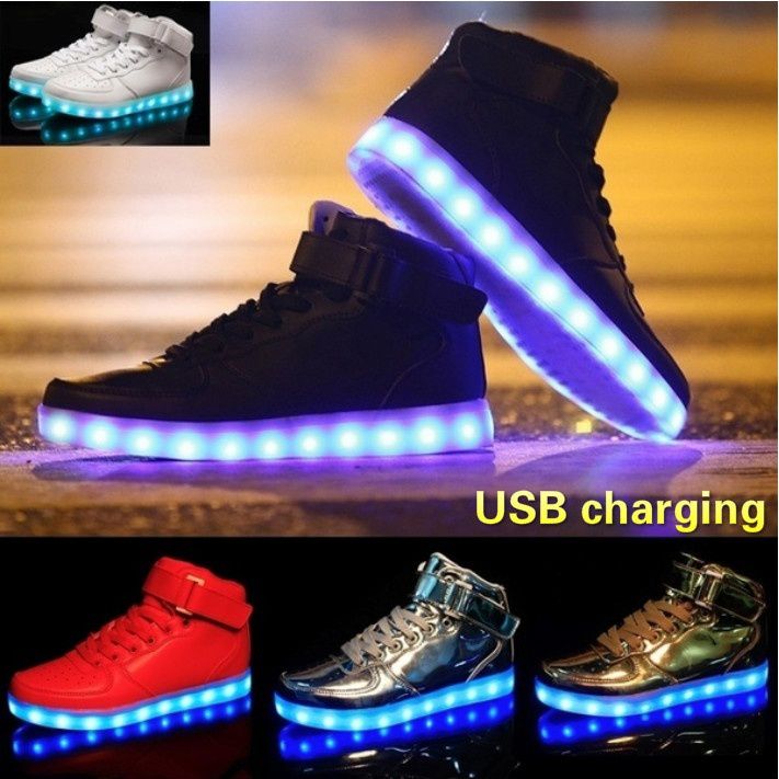 Children Sports Luminous Shoes LED 