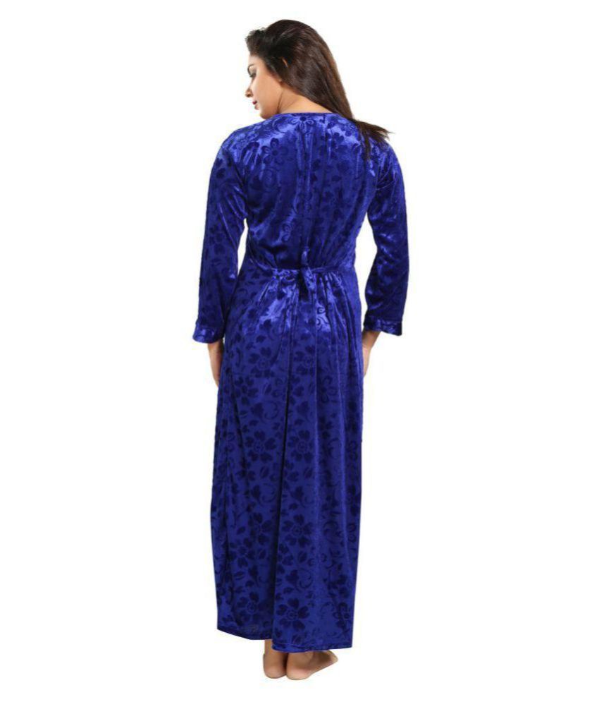 velvet nighty design