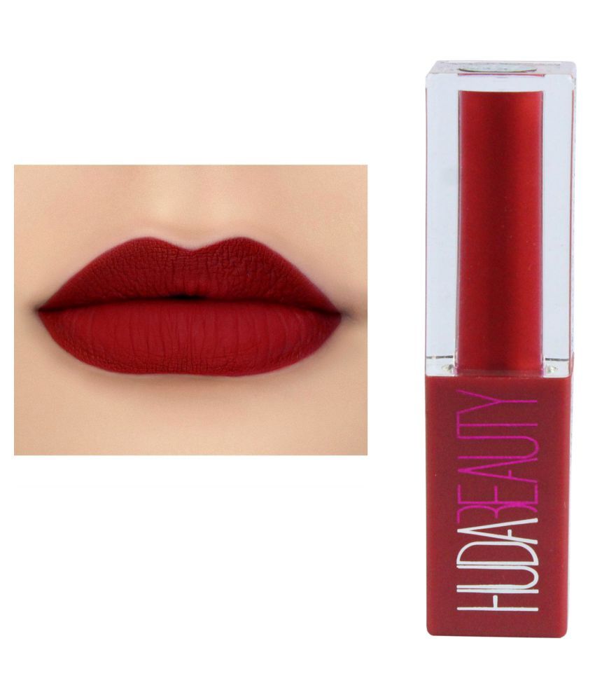 Huda Beauty Liquid Lipstick Dark Maroon 3ml Ml Buy Huda