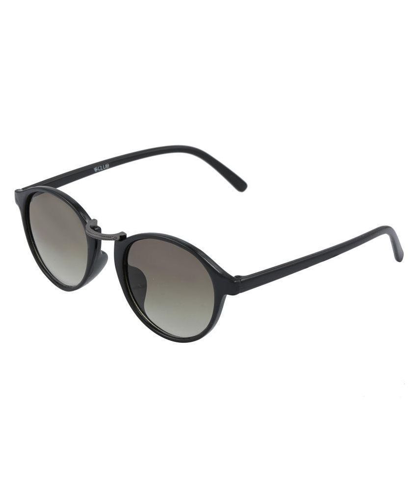 Buy Hipe Black Round Sunglasses ( BLK-Round-7 ) at Best Prices in India ...
