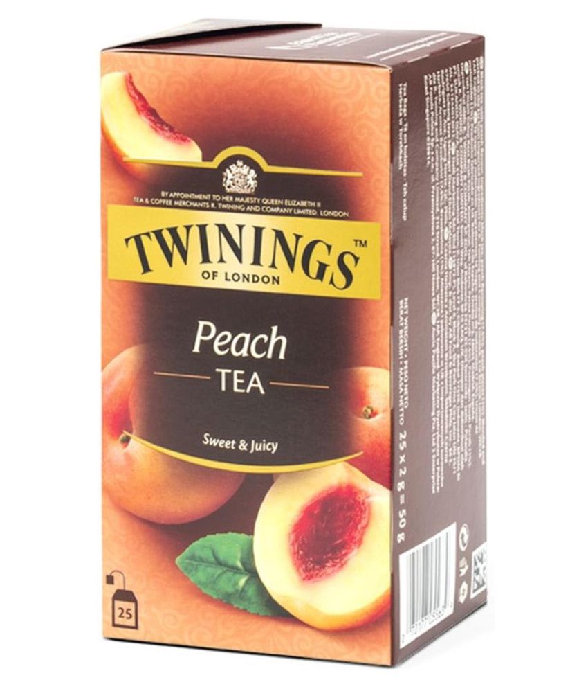 Twining's Earl Grey Tea Bags Peach Tea 50 gm