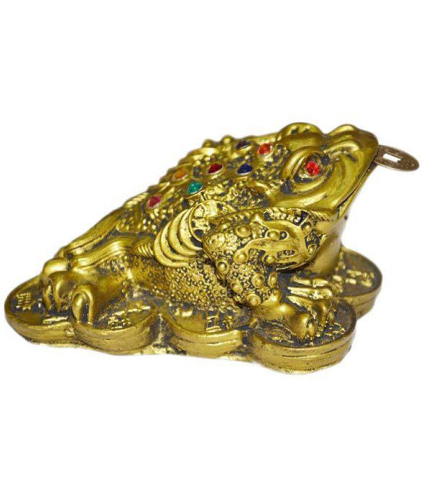     			Snaya Collection Golden Feng Shui King Money Three Leg Frog