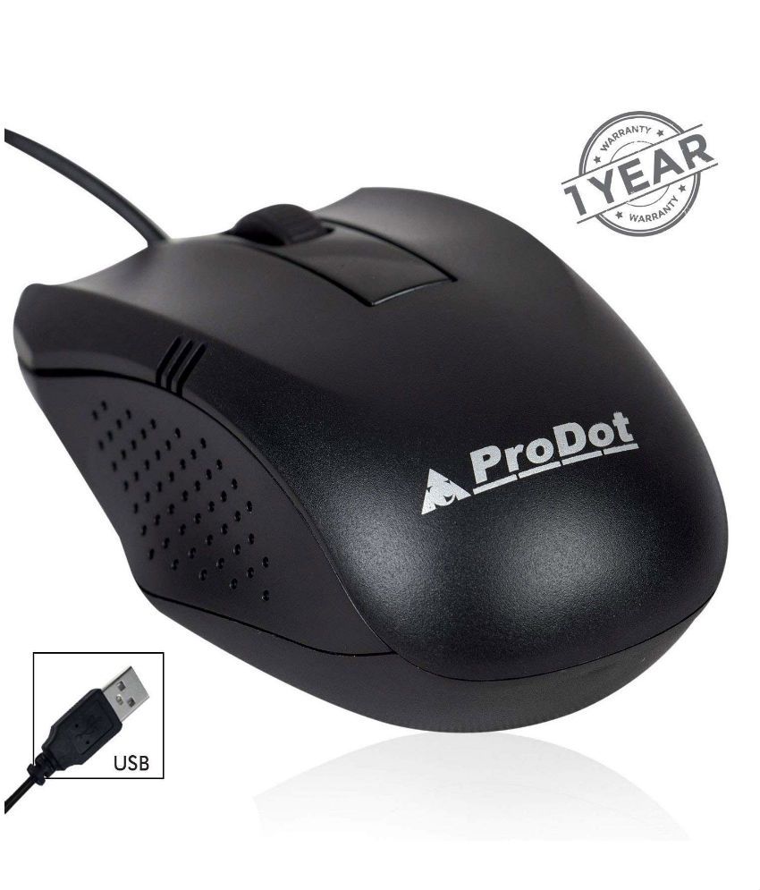     			ProDot MU-253s Black USB Wired Mouse