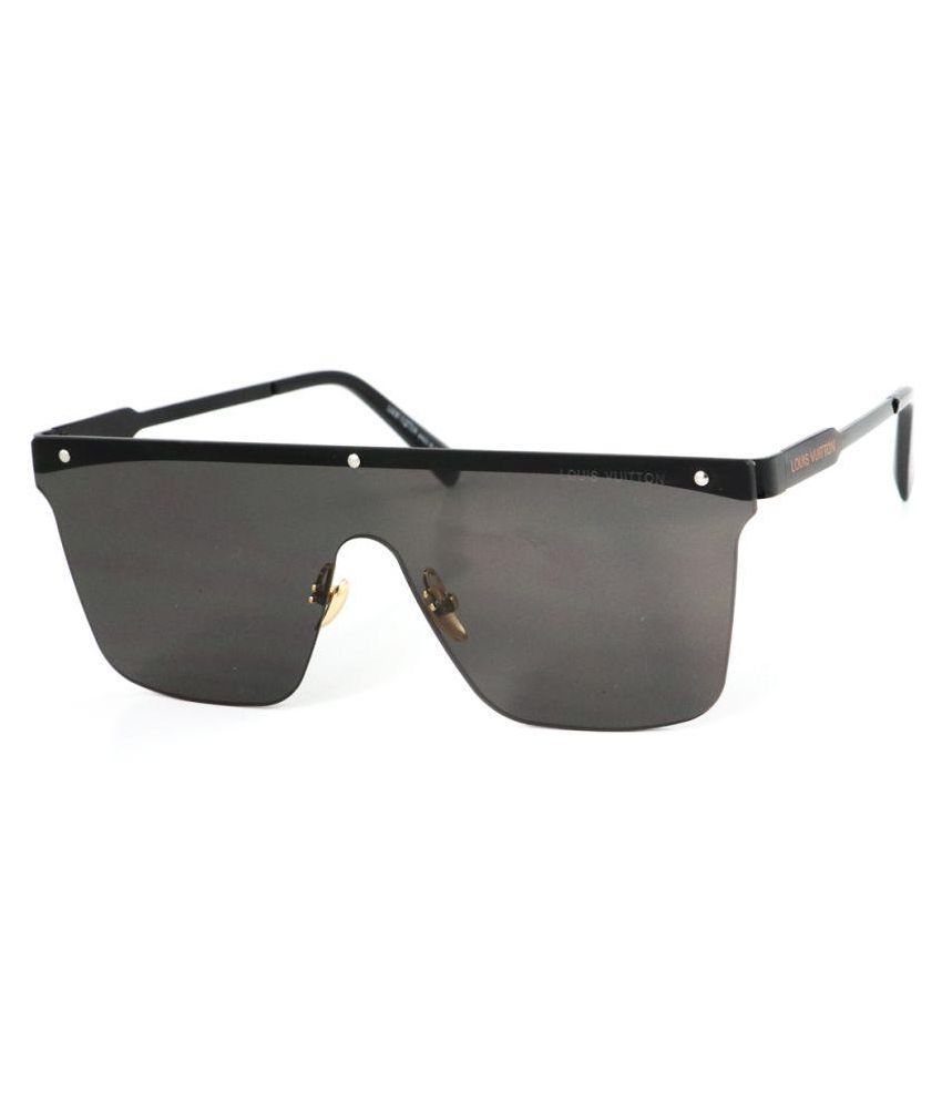 LOUIS VUITTON SUNGLASSES Black Square Sunglasses ( L0909 ) - Buy LOUIS VUITTON SUNGLASSES Black ...