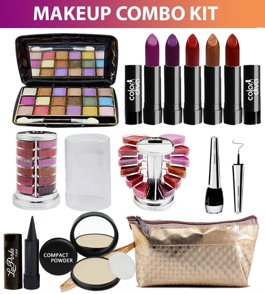 Adbeni Combo Makeup Sets C90A Pack Of 11 Makeup Kit no.s ...