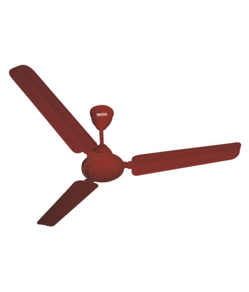 Inalsa 48 Frosty Brown Ceiling Fan Brown