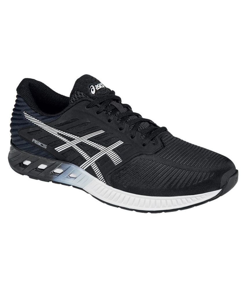 asics touch black running shoes