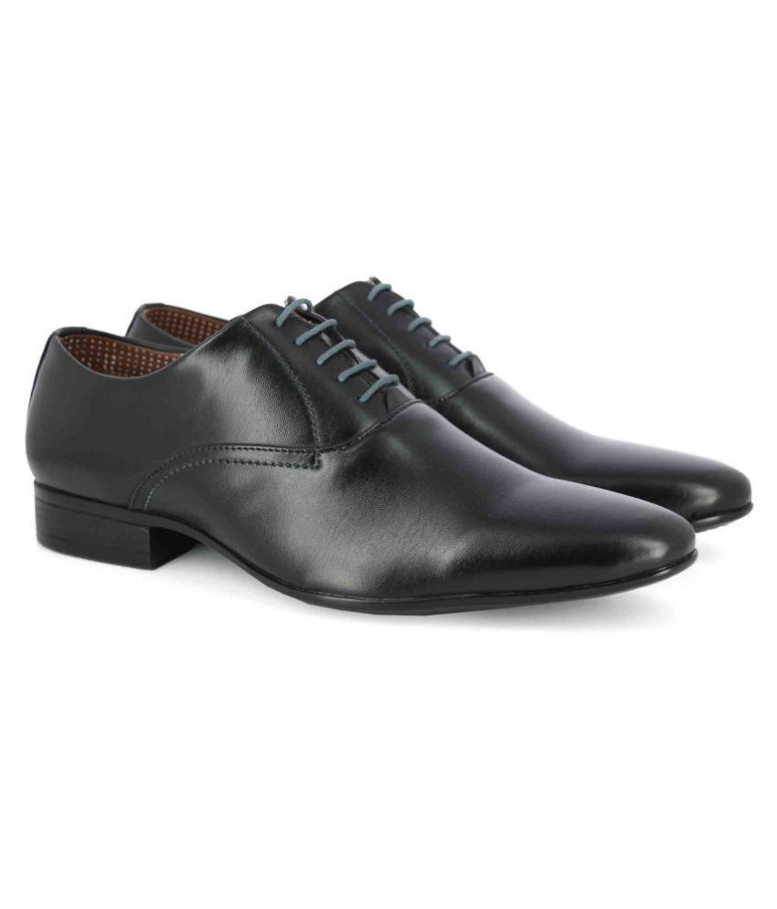 Alberto Torresi Black Formal Shoes Price in India- Buy Alberto Torresi ...