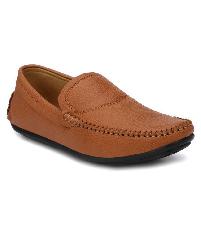 Fentacia Tan Loafers - Buy Fentacia Tan Loafers Online at Best Prices ...