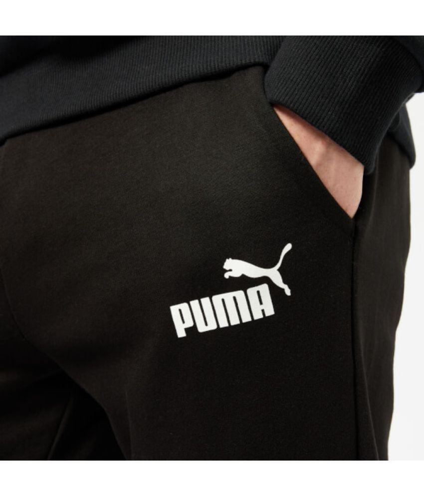 puma womens joggers black