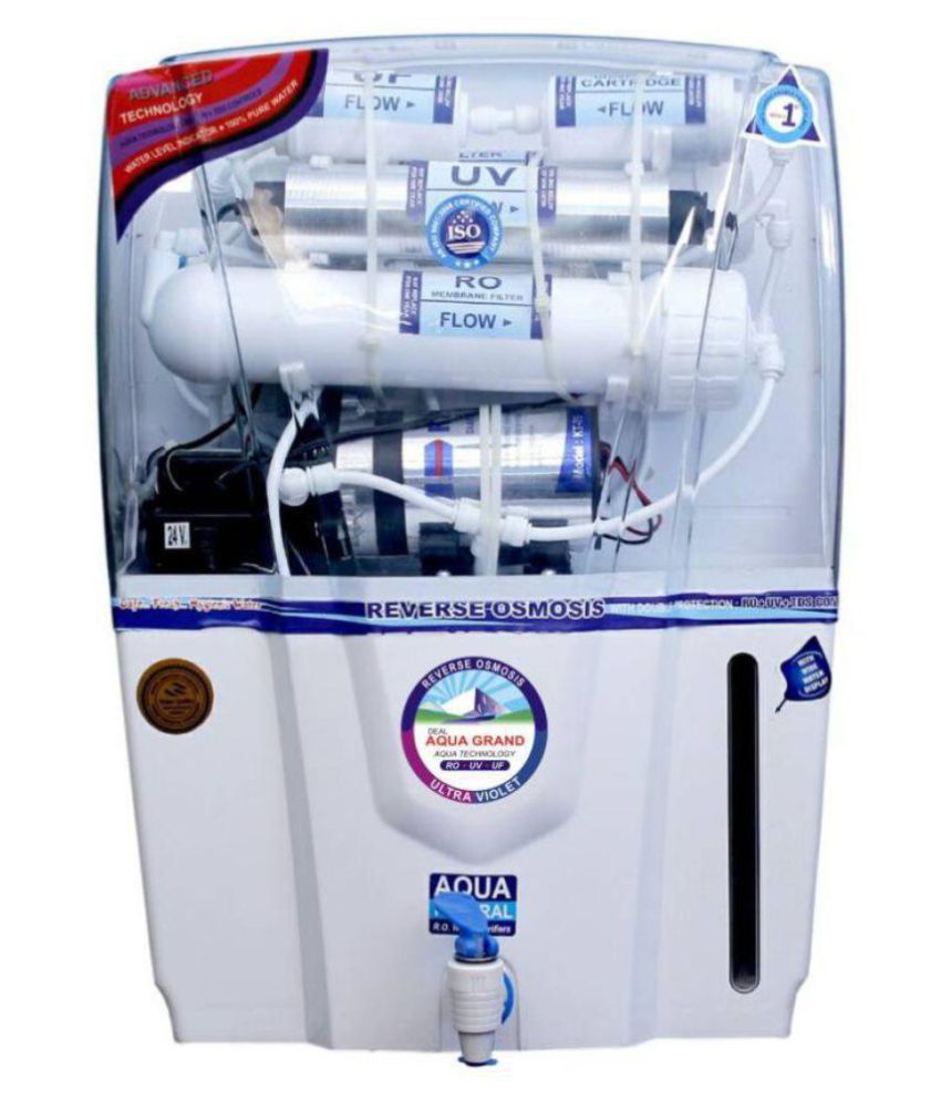 DEAL AQUAGRAND RO+UF+UV+MINERAL+TDS CONTROLLER 12 Ltr ROUVUF Water Purifier