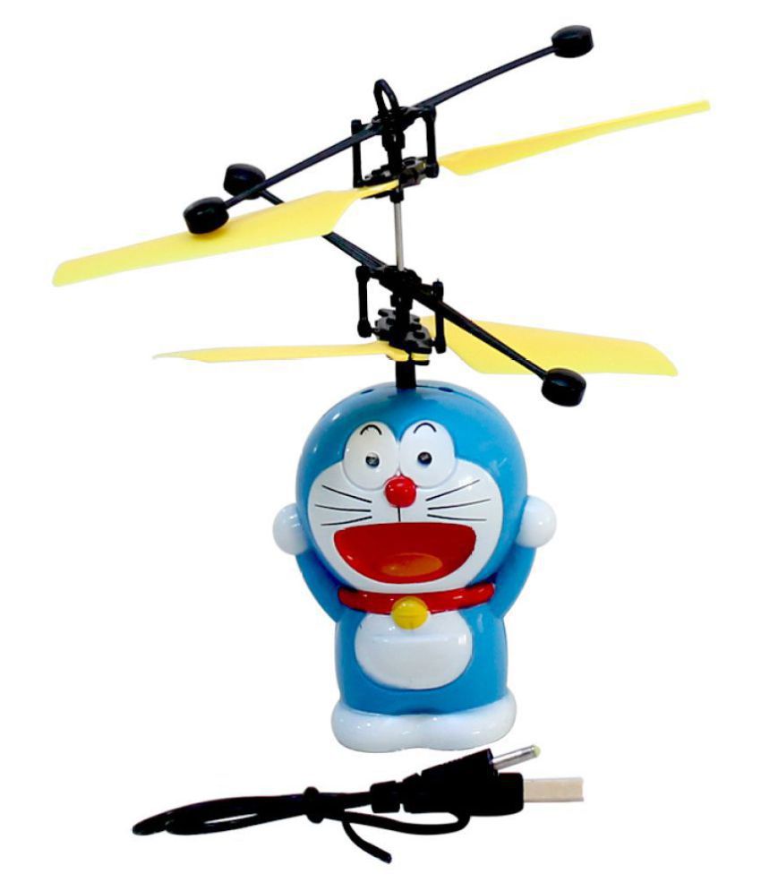 doraemon flying toy hand sensor