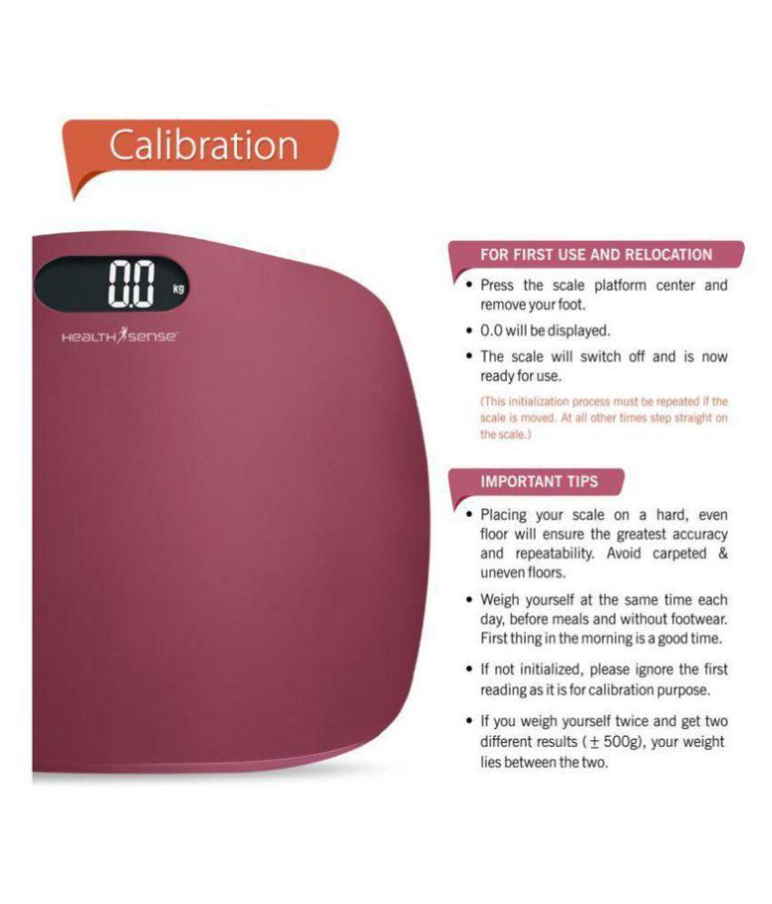 HealthSense Health Sense PS 126 Ultra-Lite Personal Scale (Grey) PS126