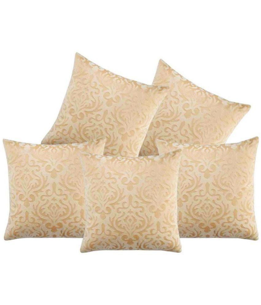 Msenterprises Set Of 5 Velvet Cushion Covers 60x60 Cm 24 X 24 Buy Online At Best Price Snapdeal