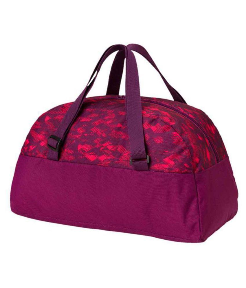 pink puma duffel bag