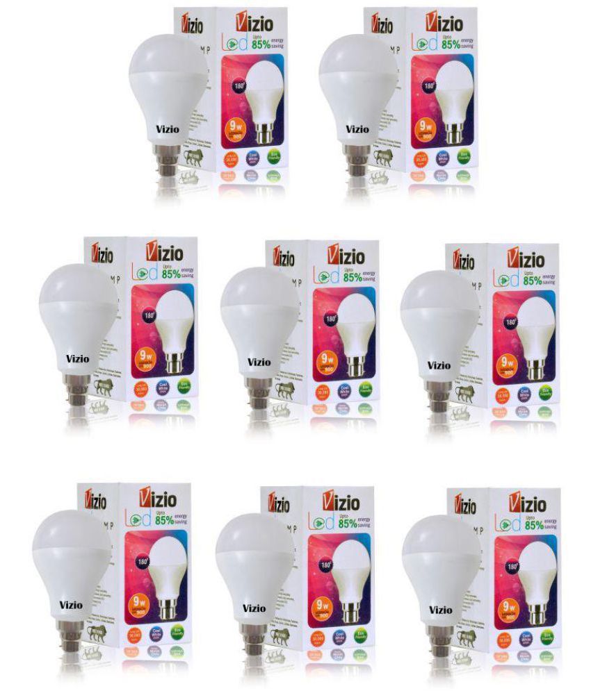     			Vizio 9W LED Bulbs Natural White - Pack of 8