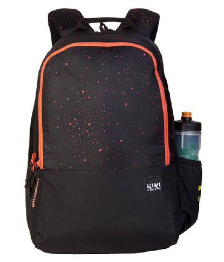 Wildcraft Black Wiki 1 Spray Backpack