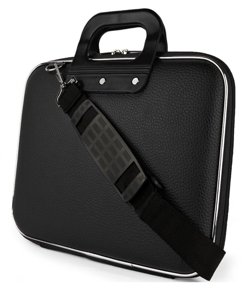 Cratos Black Office Laptop Bag With String 15 Inch 