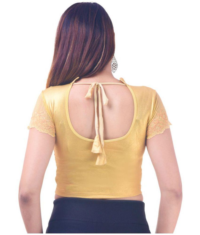 gold shimmer long sleeve top