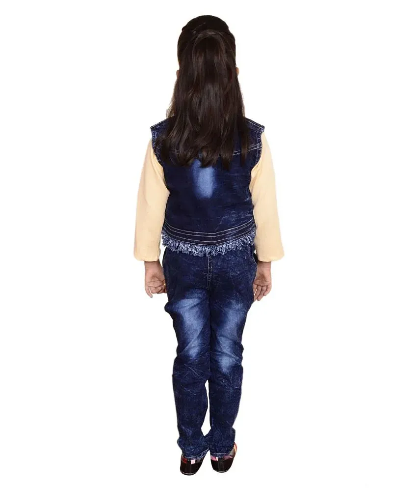 Jeans top for online girls party wear