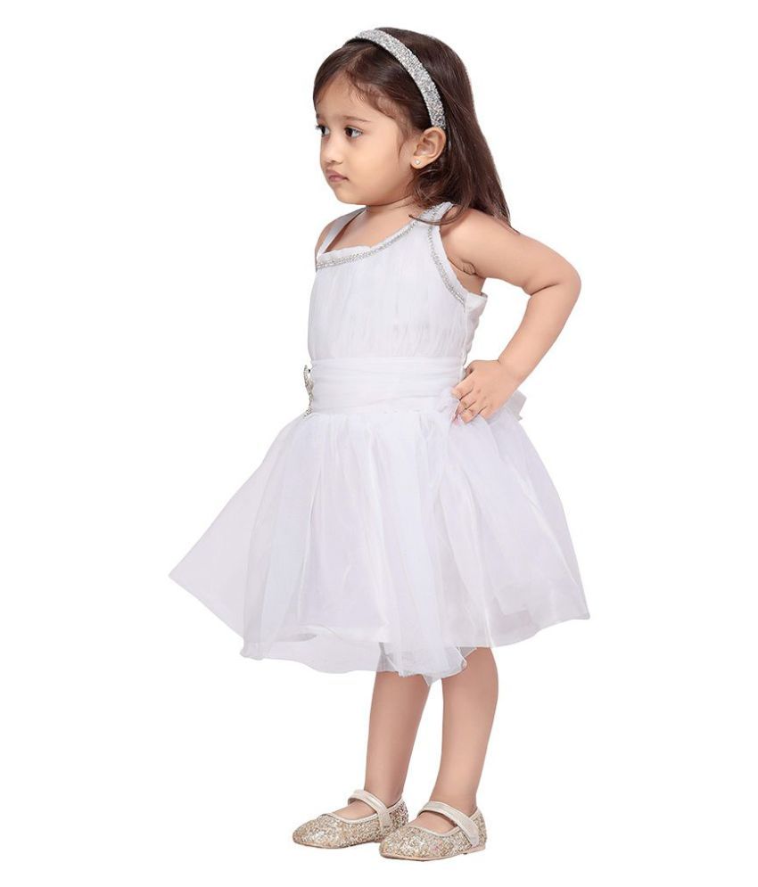 white frock net