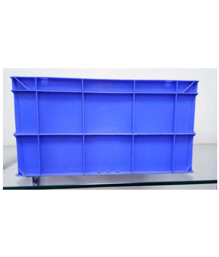 Nilkamal Multipurpose Use Crates64320 CH (600x400x320mm) (Finish Color Blue) Buy Online at
