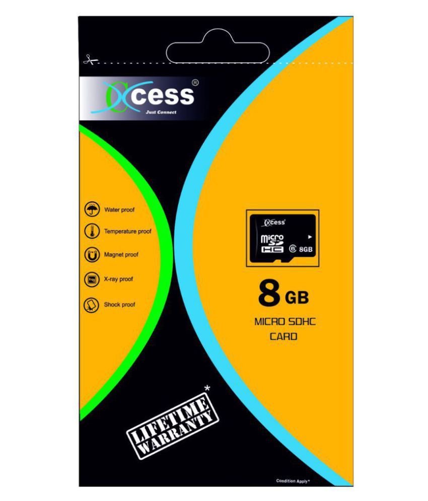 Xccess 8 GB Class 6 Memory Card Memory Cards Online at Low Prices Snapdeal India
