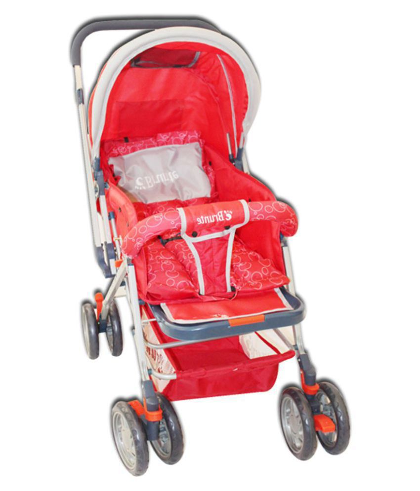 Brunte Baby Pram Stroller Red - Buy Brunte Baby Pram ...