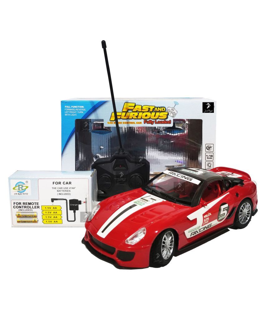 red remote car