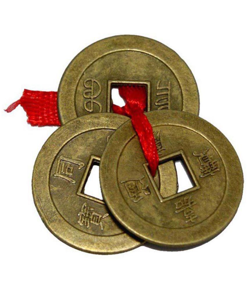     			S.S Collection FengShui 3 Chinese Coins For Wealth & Goodluck