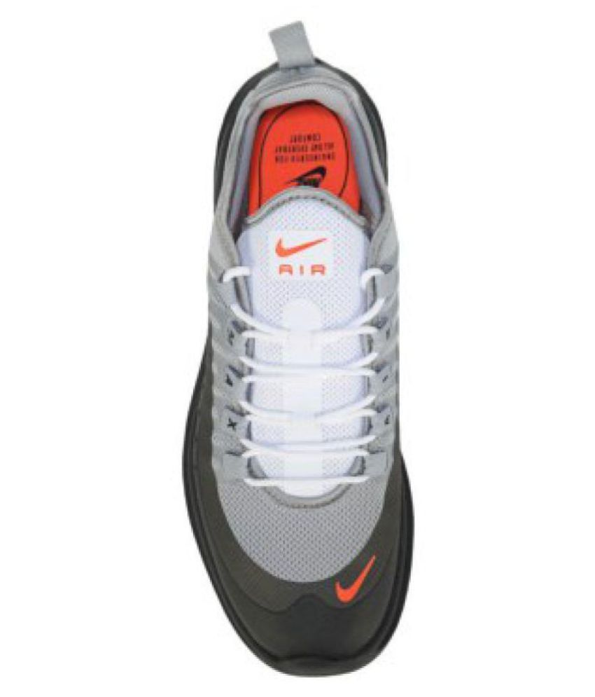 nike air max axis grey black orange