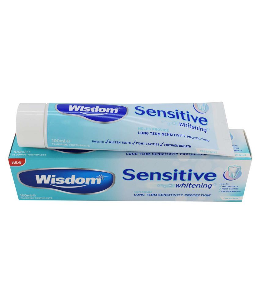 wisdom sensitive whitening toothpaste