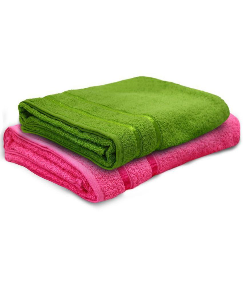     			Story@Home Set of 2 Terry Bath Towel Multi