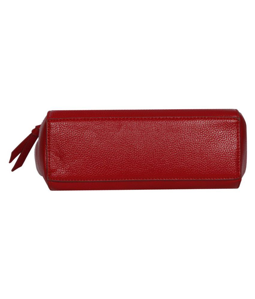 Bagkok Red P.U. Sling Bag - Buy Bagkok Red P.U. Sling Bag Online at ...