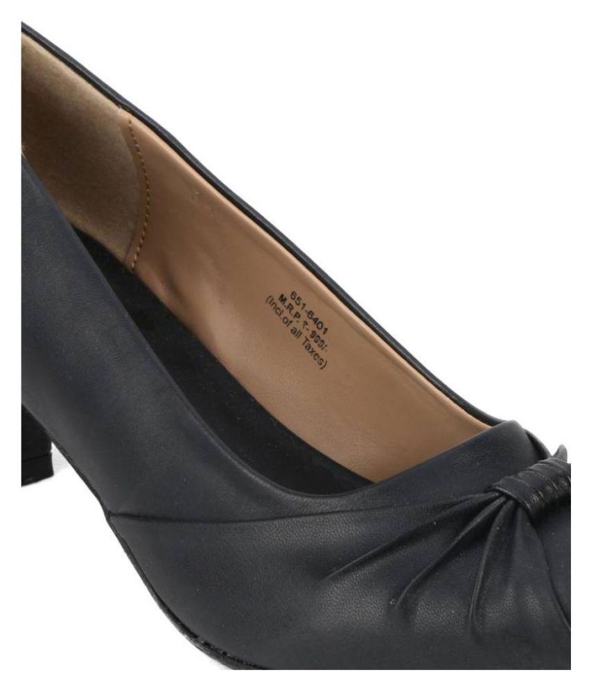 Footin Black Cone Heels Price in India Buy Footin Black